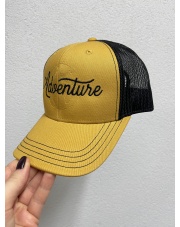 Czapka z daszkiem trucker żółta Adventure żółte